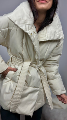 Cazadora Acolchada Crudo