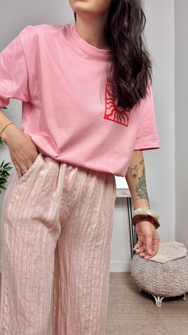 Camiseta Soleil Rosa