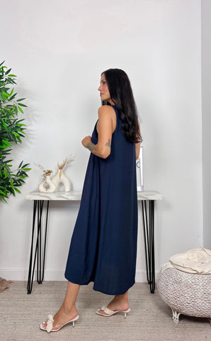 Vestido Basic Marino