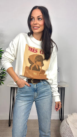 Sudadera Perrito Blanco