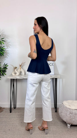 Top Evasé Marino