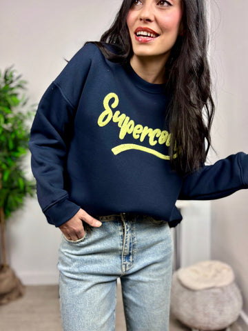 Sudadera Supercool Marino