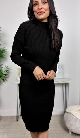 Vestido de Punto Ochos Negro