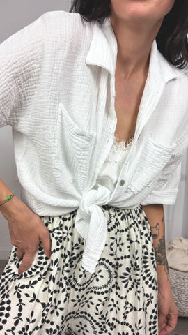 Camisa Bambula Blanco