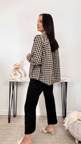 Camisa Vichy Detalles
