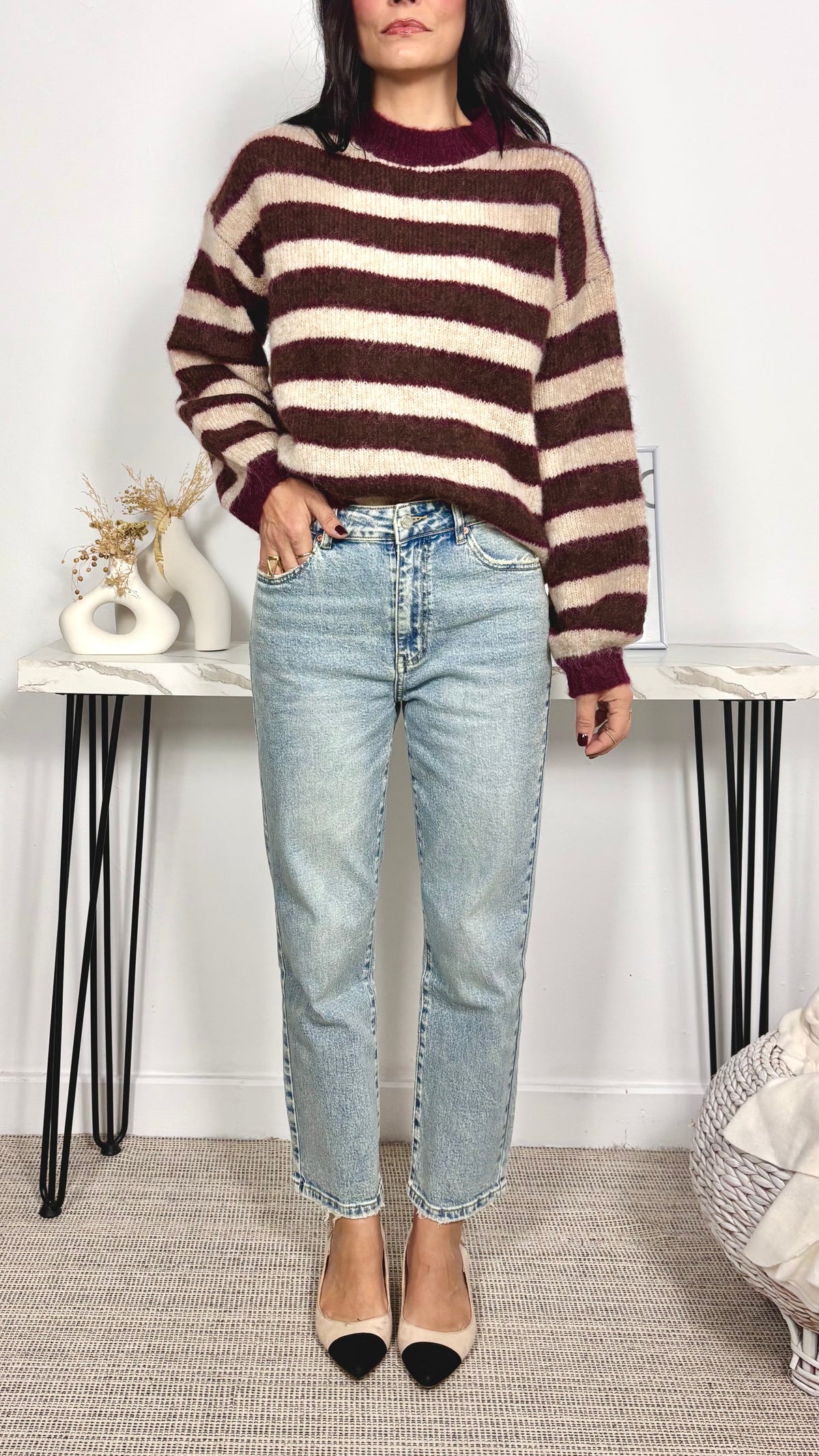 Pantalón Vaquero Mom Fit